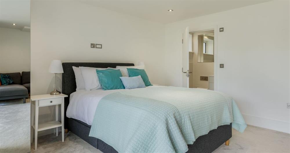 One of the 4 bedrooms at Windward in Sandbanks