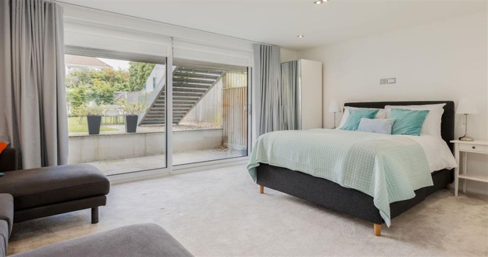 One of the bedrooms at Windward in Sandbanks