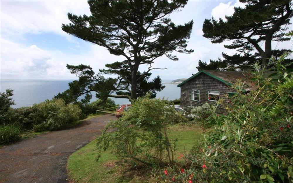 Garden and more of the view at Windwhistle in Looe