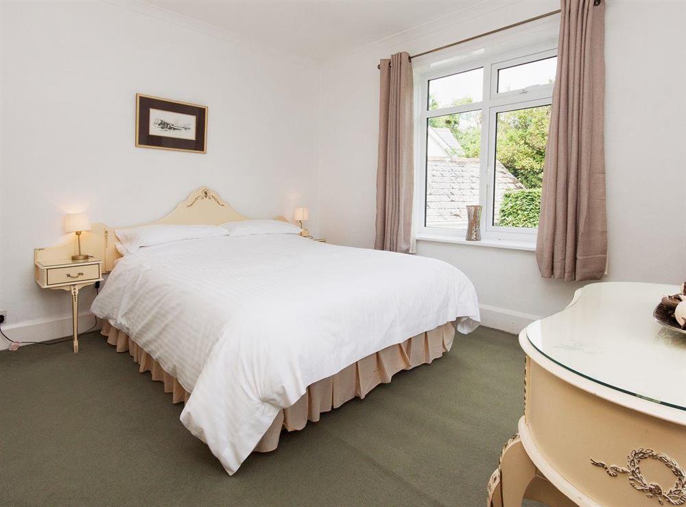 Double bedroom at Windy Heath in Salcombe, Devon