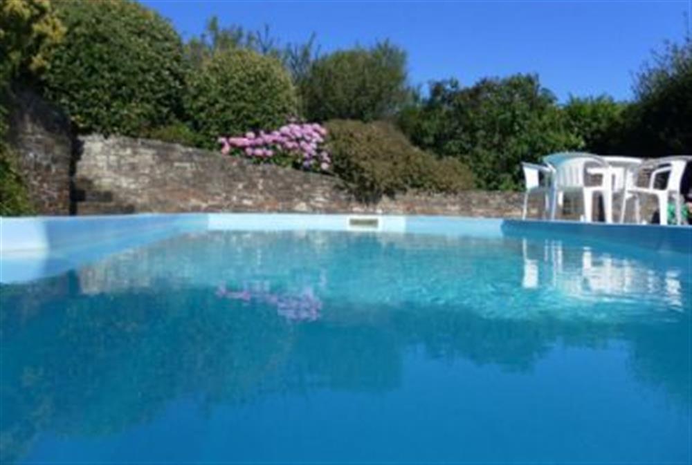 Swimming pool at Windy Heath in Salcombe, Devon