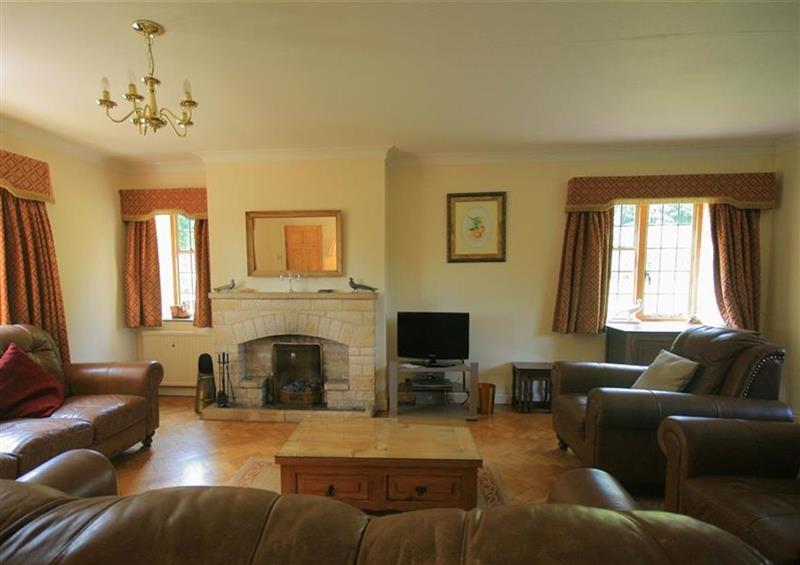 This is the living room at Windy Ridge Cottage, Longborough