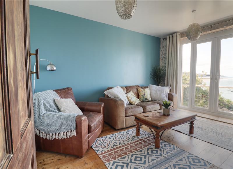 Enjoy the living room at Windycroft, Barmouth