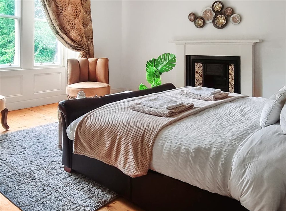 Double bedroom at Winfields Manor in Prestonpans, East Lothian