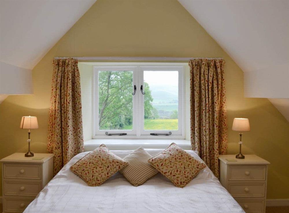 Double bedroom at Winhill Cottage in Bamford, South Yorkshire