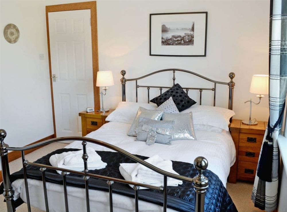 Double bedroom at Winloma in Port William, Wigtownshire