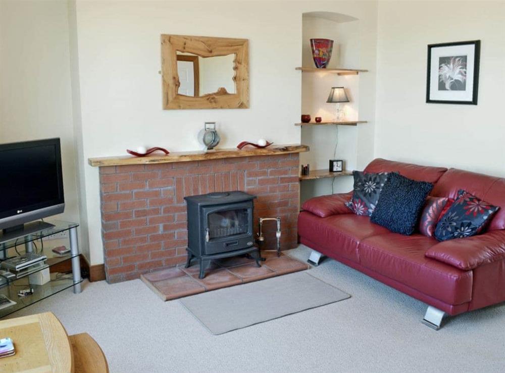 Living room at Winloma in Port William, Wigtownshire