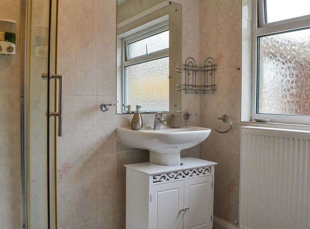 Shower room at Winnies House in Fletchertown, Cumbria
