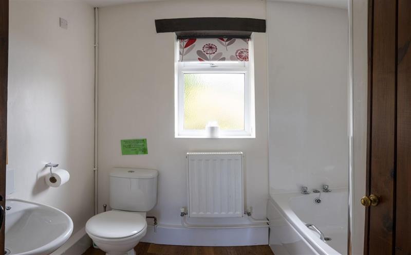 The bathroom at Winsford Cottage, Minehead