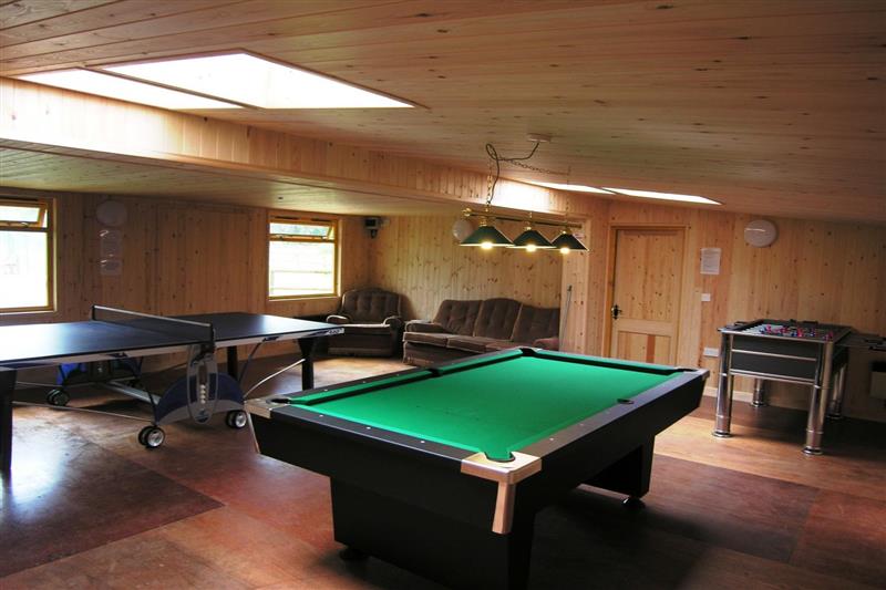 Games room at Winsford Cottage, Near Dunster