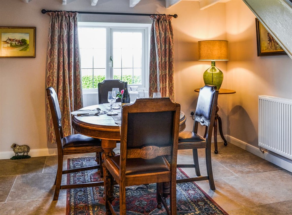 Dining Area at Winship Cottage in Winestead, North Humberside