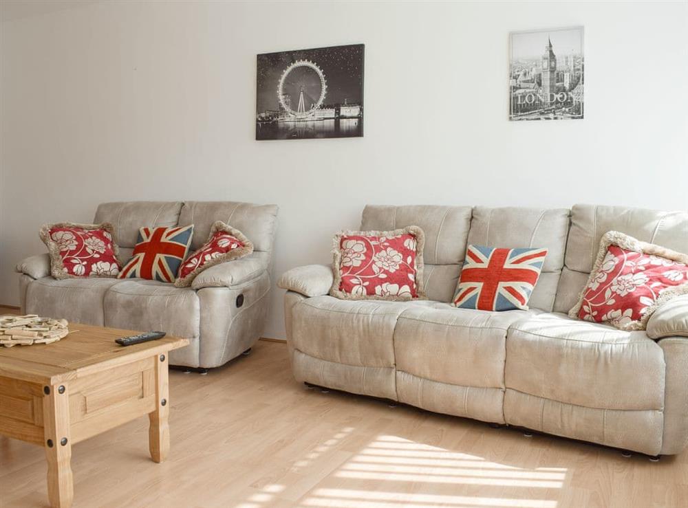 Comfy seating in living room at Winston Crescent in North Bersted, near Bognor Regis, West Sussex