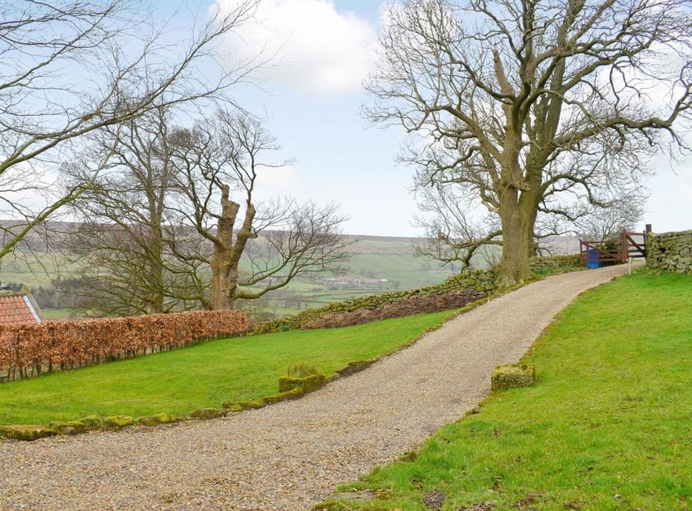 Driveway at Winter Gill Barn in Glaisdale Head, North Yorkshire