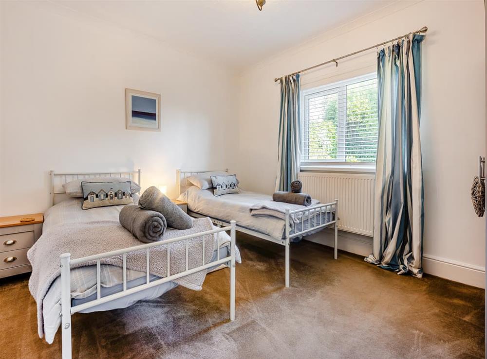 Twin bedroom at Winton in Bembridge, Isle of Wight