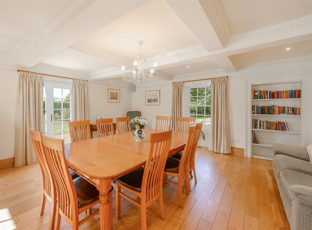 Dining Area at Winton Cottage in Pencaitland, East Lothian