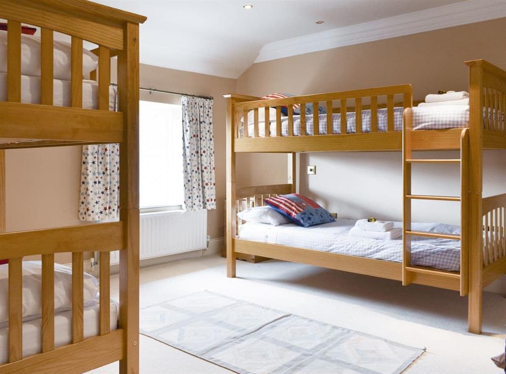 Twin bunk room at Winton Park Barn in Kirkby Stephen, Cumbria
