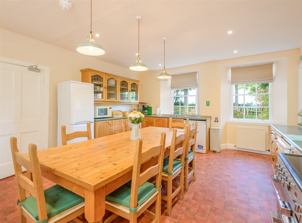 Kitchen/diner at Wintonhill Farmhouse in Pencaitland, East Lothian