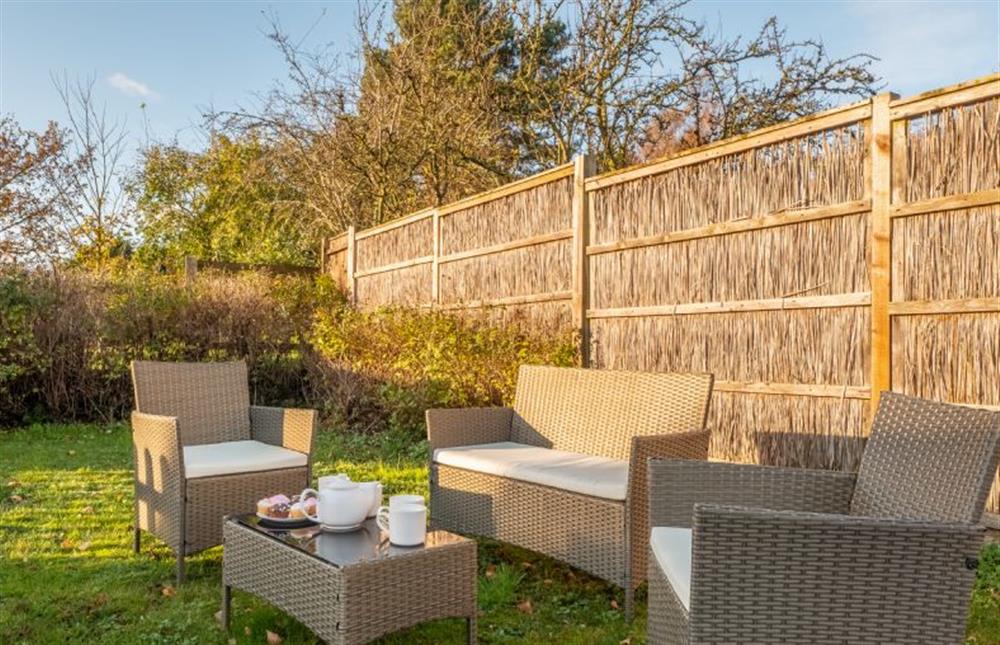 Where you can relax in the sunshine  at Wishing Well Cottage, North Creake near Fakenham