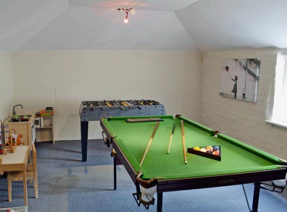 Games room at Dove Cottage, 