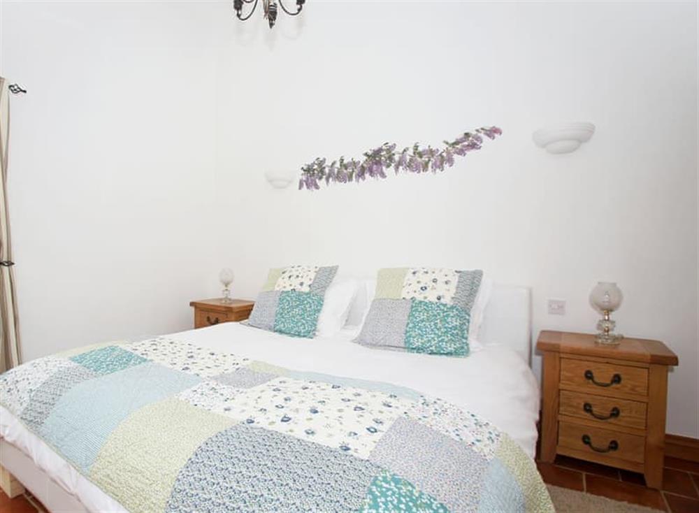 Double bedroom at Wisteria Cottage in Acrise, nr Folkestone