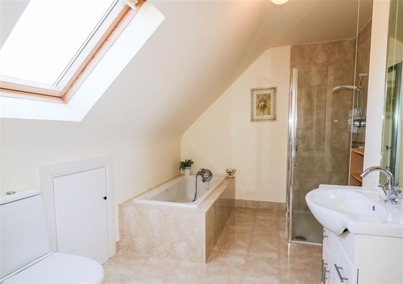 This is the bathroom at Wisteria Cottage, Annagry