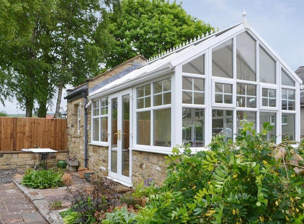 Conservatory at Wisteria Cottage in Netherton, near Rothbury, Northumberland