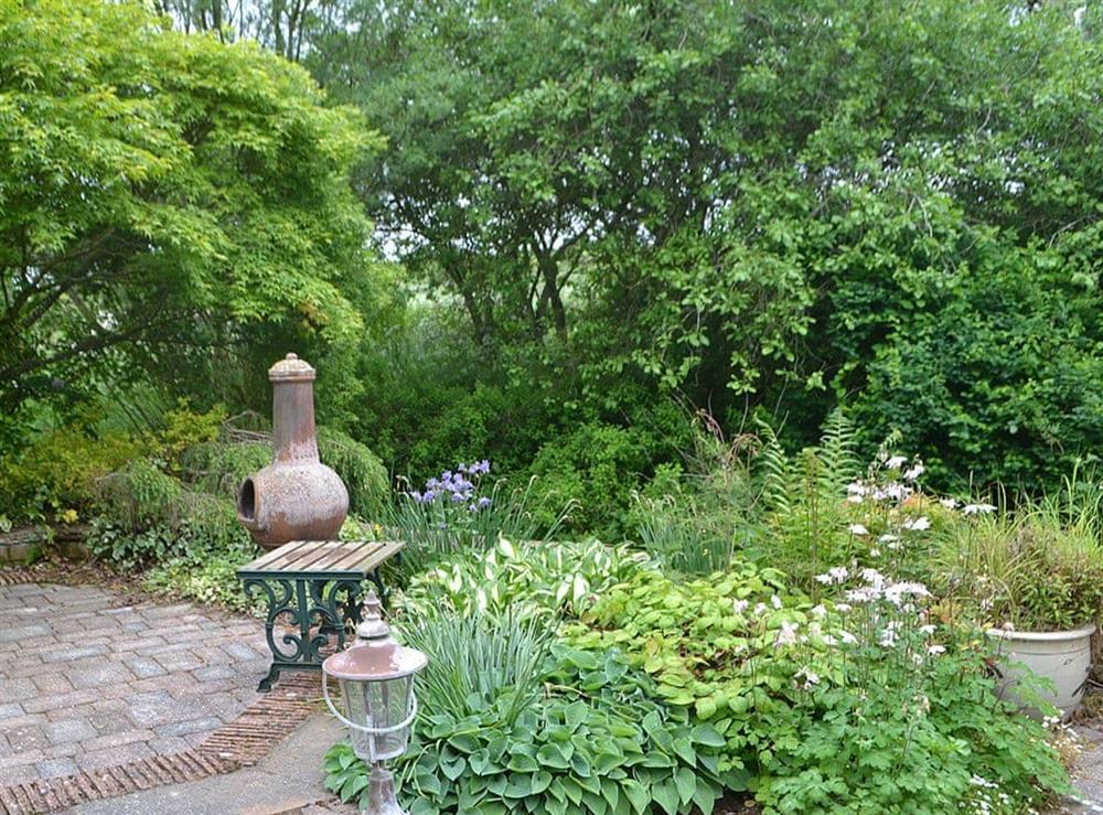 Outdoor area at Wisteria Cottage in Netherton, near Rothbury, Northumberland