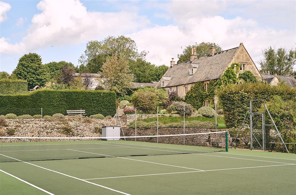 The tennis courts