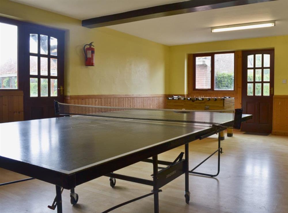 Games room at Sycamore, 