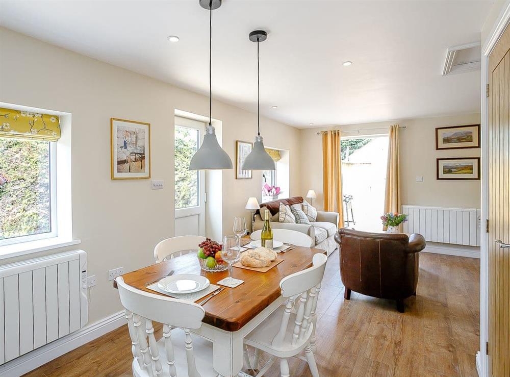 Dining area at Wits End Cottage in Roughton, near Woodhall Spa, Lincolnshire