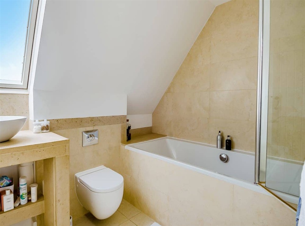 Bathroom at Wittle Cottage in Quidenham, Norfolk