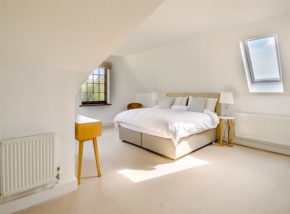 Double bedroom at Wittle Cottage in Quidenham, Norfolk