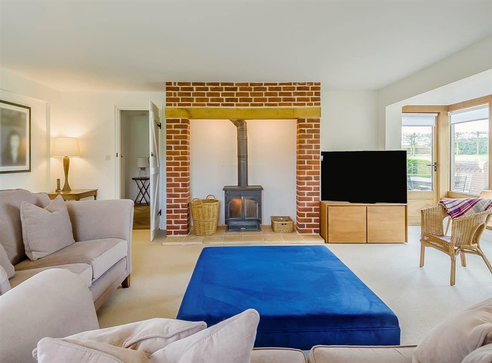 Living room at Wittle Cottage in Quidenham, Norfolk