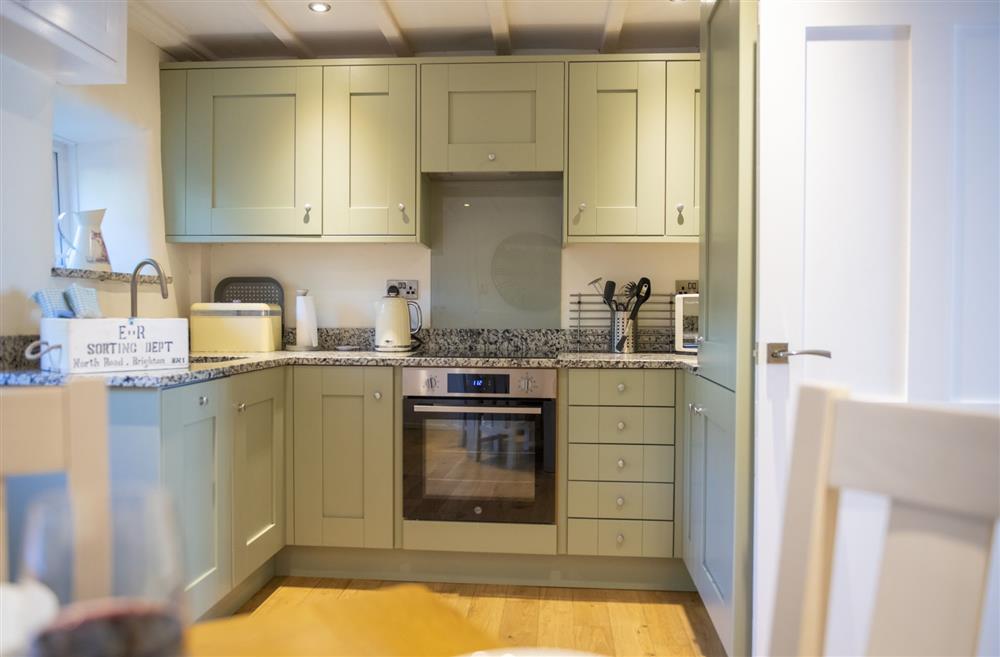 The stylish and well-equipped kitchen area at Witton View, Leyburn