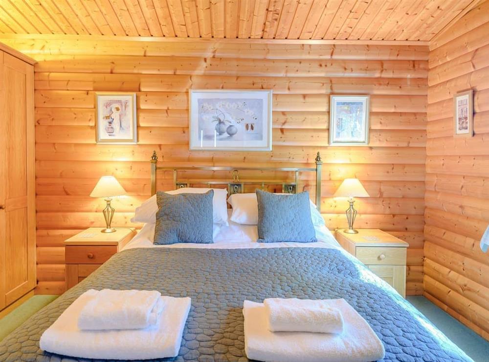 Double bedroom at Wold Lodge Leisure- Cherry Lodge in Kenwick, near Louth, Lincolnshire
