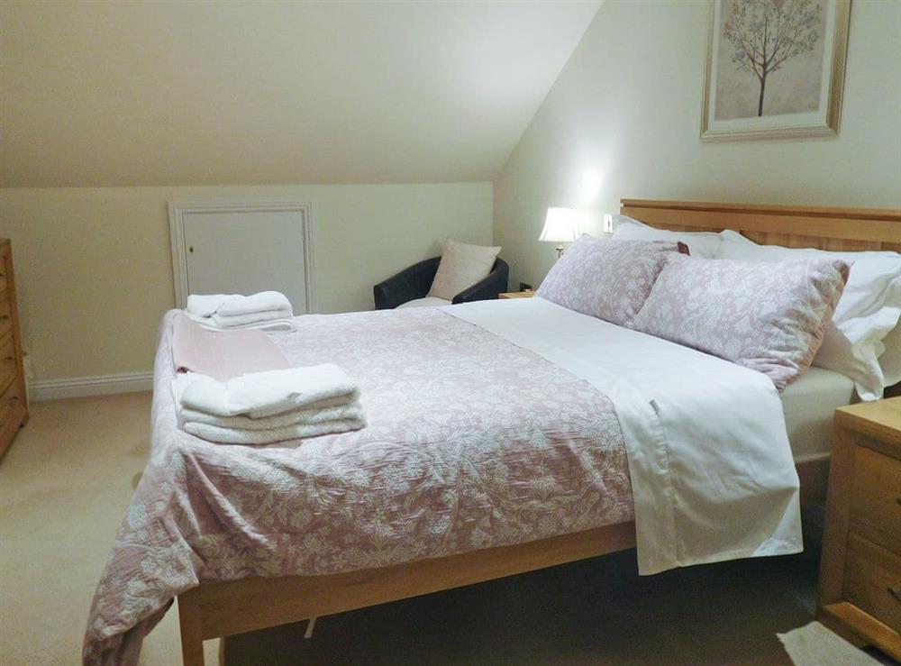 Double bedroom at Wold View Cottage in Thorpe Bassett, near Malton, Yorkshire, North Yorkshire