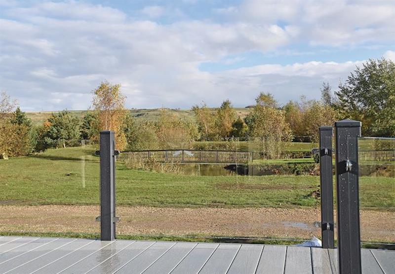 The quiet park setting at Wold View Lodges in Claxby, Nr Market Rasen