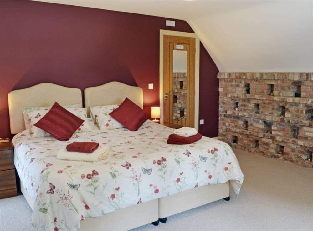 Double bedroom at Woldsend Holiday Cottages: Granary Cottage in Rillington, North Yorkshire., Great Britain