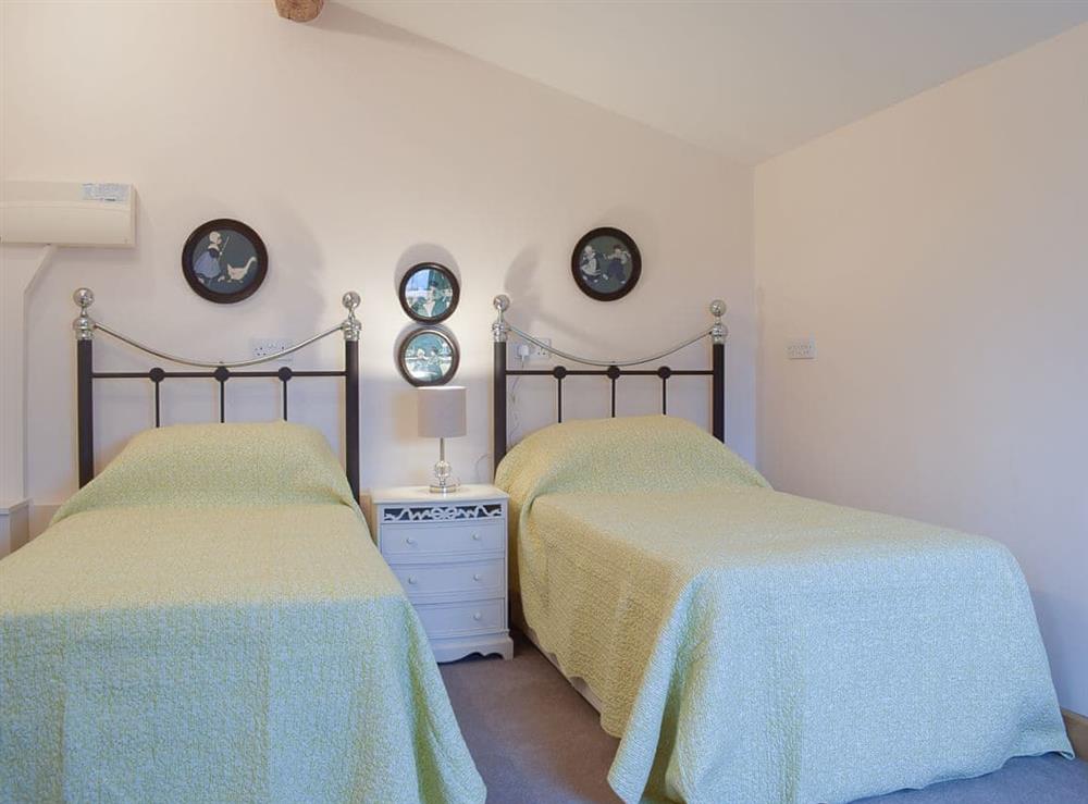Twin bedroom at Woltons Mill in Much Marcle, near Ledbury, Herefordshire