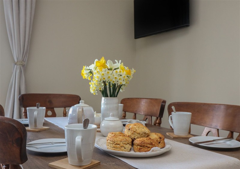 This is the dining room at Wood Beach Lodge, Grange near Fethard-On-Sea