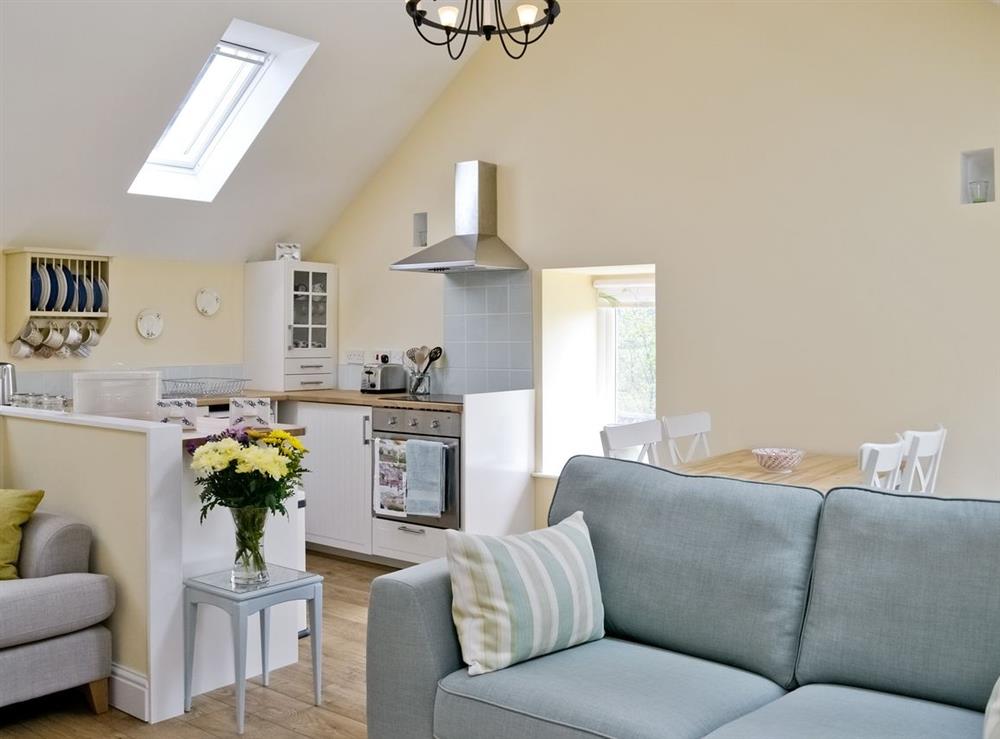 Open plan living/dining room/kitchen at Wood Cottage in Chop Gate, near Stokesley, North Yorkshire