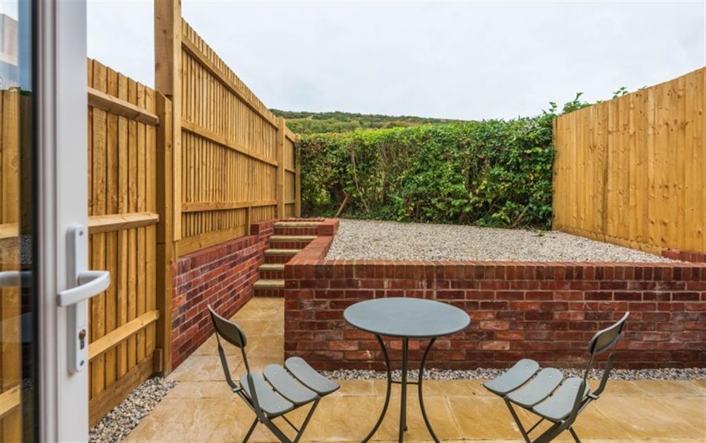 Secure & Dog friendly garden at Wood Cottage in Lulworth