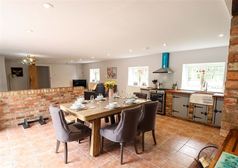 Dining room at Wood Farm Cottage, Stickney near East Kirkby