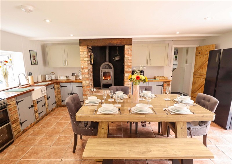 Kitchen at Wood Farm Cottage, Stickney near East Kirkby