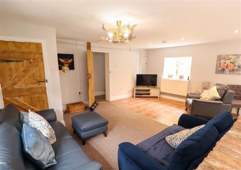 This is the living room at Wood Farm Cottage, Stickney near East Kirkby