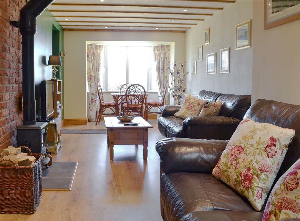 Well presented open plan living space at Reed Lodge, 