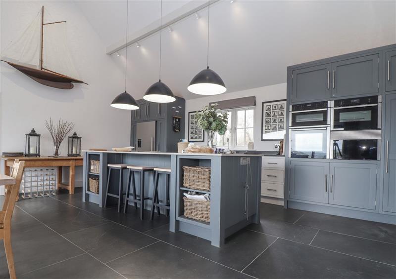 This is the kitchen at Wood Meadow, Helford