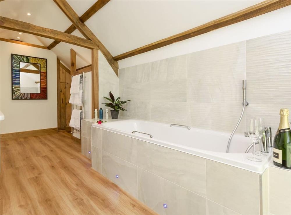 Relaxing bathroom at The Calf Shed, 