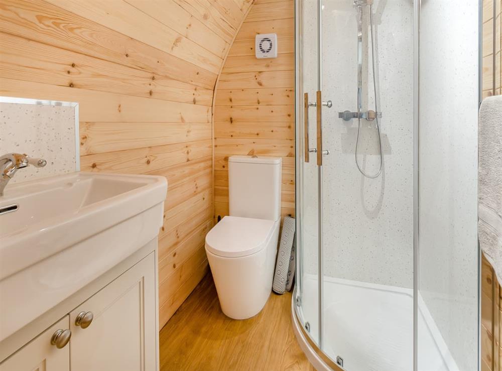 Shower room at Wood  View in Cloughton, near Scarborough, North Yorkshire