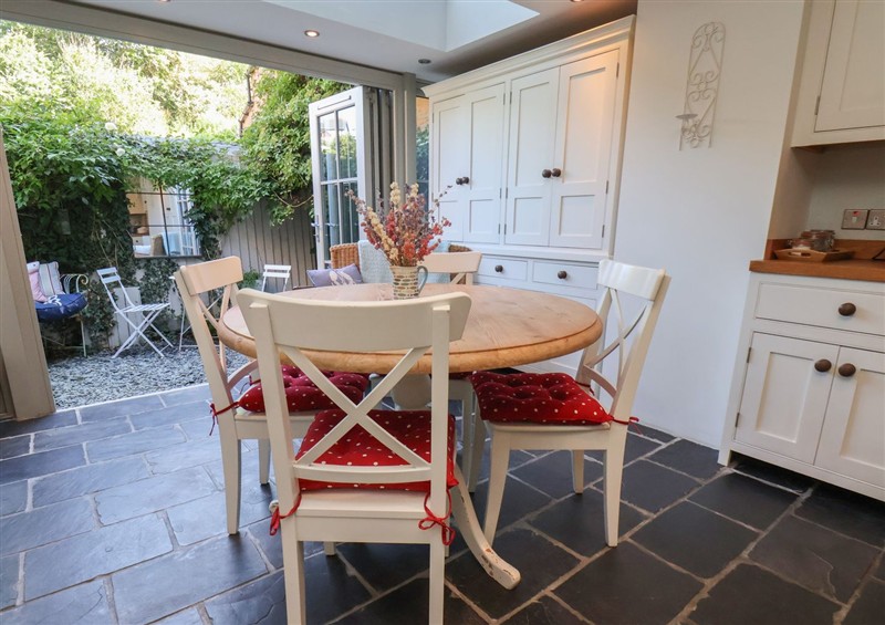 The dining room at Woodbine Cottage, Sandsend